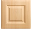 Beech slab kitchen doors